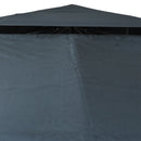 Tetto di Ricambio per Gazebo 3x3m a 2 Livelli e Resistente ai Raggi UV   Grigio Antracite