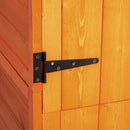 Casetta Box da Giardino 84x52x188 cm Porta Attrezzi in Legno di Abete