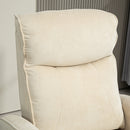 Poltrona Relax Alzapersona 8 Punti Massaggio Reclinazione a 135° e 2 Telecomandi Crema  