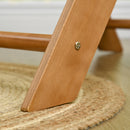 Triangolo da Arrampicata Pieghevole per Bambini 90x64x70 cm in Legno di Faggio Marrone chiaro