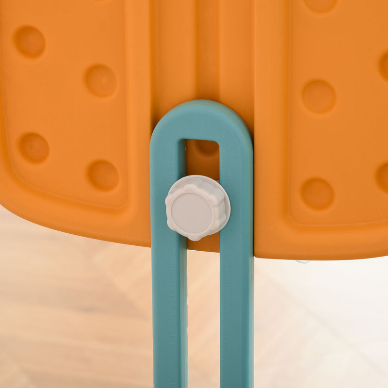 Set Gioco 5 in 1 per Bambini Scivolo Altalena Canestri Porta di Calcio e Anelli    