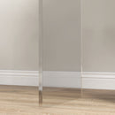 Tavolino da Salotto a Forma di U 53,5x30,5x53,5 cm in Acrilico Trasparente