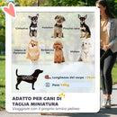Passeggino per Cani 76x44x103 cm con 2 Finestre a Rete Nero e Verde Scuro   