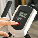 Cyclette con Monitor LCD e Sella Regolabile 118x50x105-115 cm Blu  