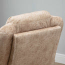 Poltrone Relax Reclinazione Manuale Poggiapiedi Estraibile Beige   