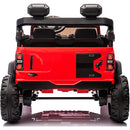 Macchina Elettrica per Bambini 24V Licenza Ford Bronco Raptor 2 Posti con Telecomando Rosso