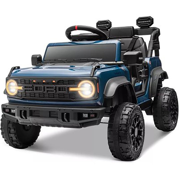Macchina Elettrica per Bambini 12V Licenza Ford Bronco Raptor con Telecomando Blu acquista