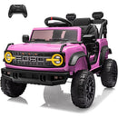 Macchina Elettrica per Bambini 12V Licenza Ford Bronco Raptor con Telecomando Rosa  