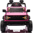 Macchina Elettrica per Bambini 12V Licenza Ford Bronco Raptor con Telecomando Rosa  