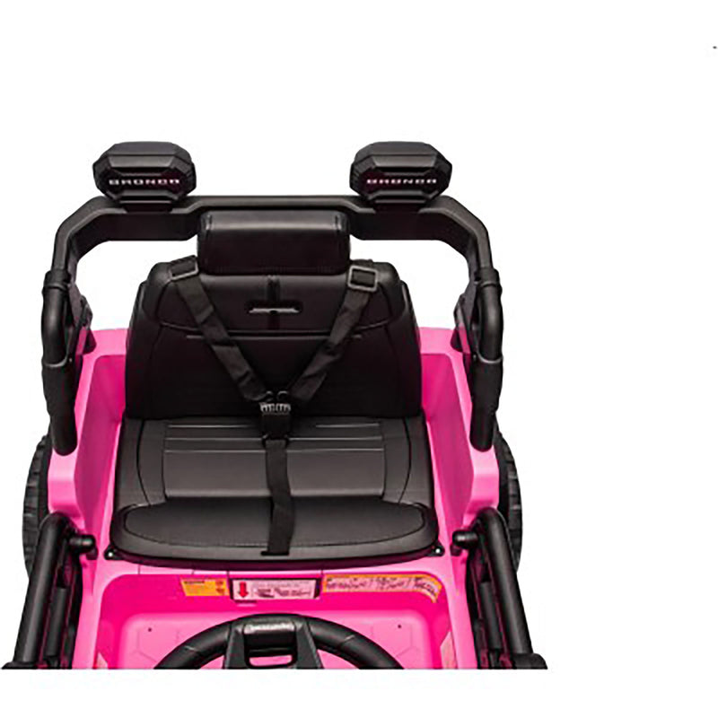 Macchina Elettrica per Bambini 12V Licenza Ford Bronco Raptor con Telecomando Rosa  