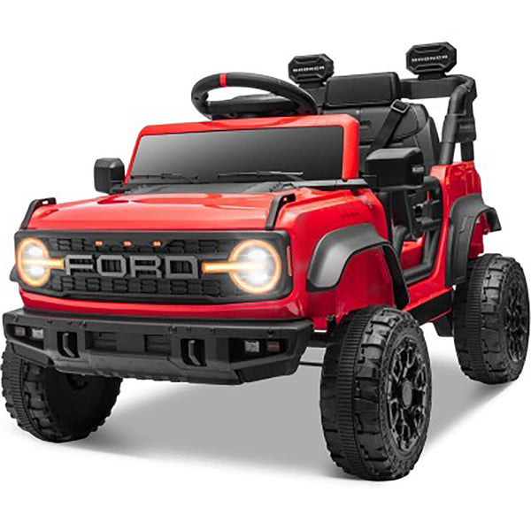 Macchina Elettrica per Bambini 12V Licenza Ford Bronco Raptor con Telecomando Rosso prezzo