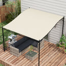 Telo di Ricambio per Pergola da Giardino 2.5x3 m con 8 Fori di Drenaggio 297x243 cm in Poliestere Beige