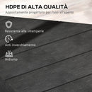 Set 4 Mattonelle Base per Ombrellone Riempibili con Acqua o Sabbia fino a 80 kg Nero    