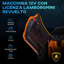 Macchina Elettrica per Bambini Licenza Lamborghini Revuelto 12V Guida Manuale e Telecomando Arancione 