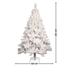 Albero di Natale Bianco 210 cm con 600 Rami e Montaggio a Gancio -2