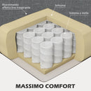 Divano 3 Posti 237x94x102 cm con Cuscini Rivestimento Effetto Lino Grigio  