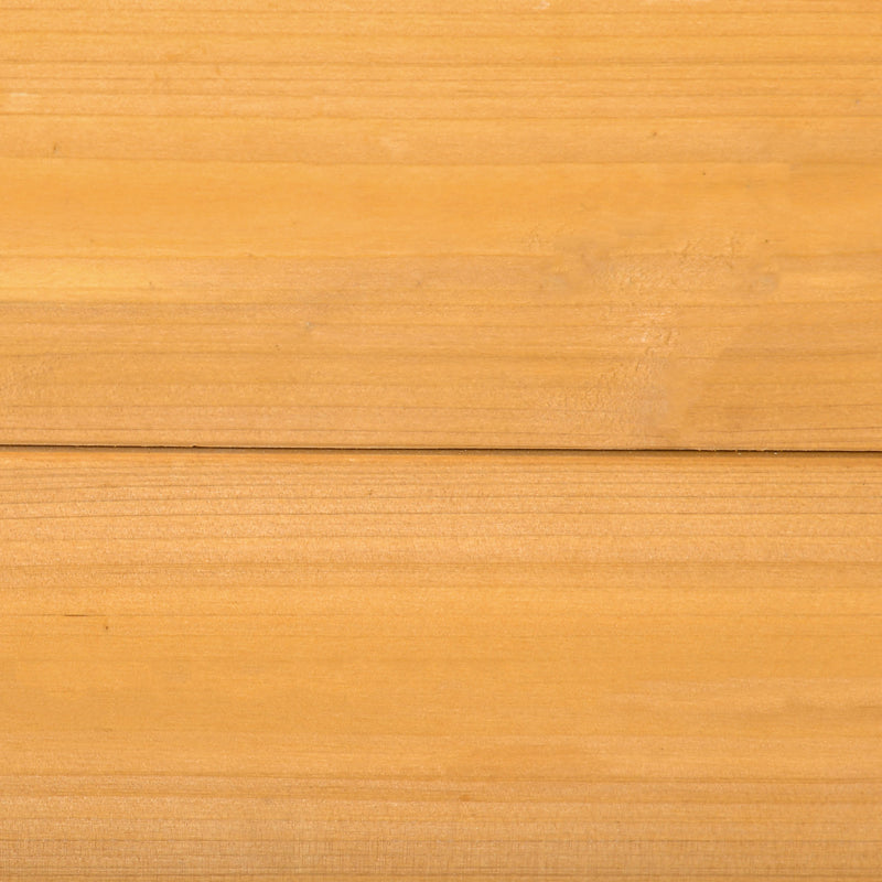 Sabbiera da Esterno 109x109x19,8 cm in Legno di Abete Naturale