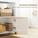 Carrello da Cucina 83x40x83 cm Armadietto e Portabottiglie Rovere   