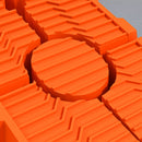 Set 2 Rampe per Auto 91x30x21 cm con Carico Massimo 5 Tonnellate in Plastica Arancione  