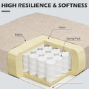 Poltrona Imbottita 80x85x88 cm in Tessuto Effetto Lino Beige