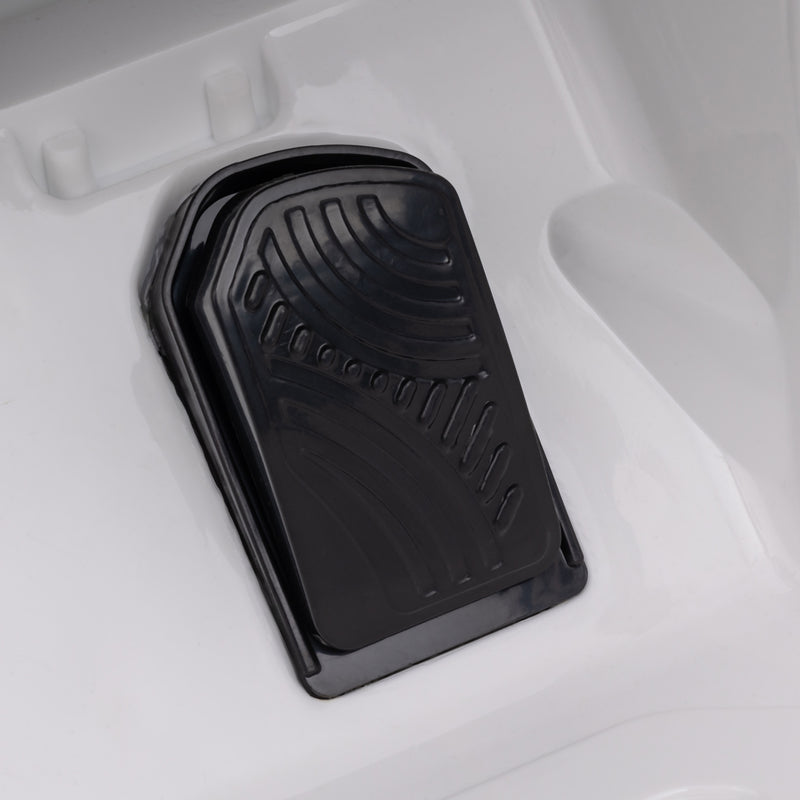 Macchina Elettrica per Bambini con Telecomando Luci LED e Clacson Bianco 