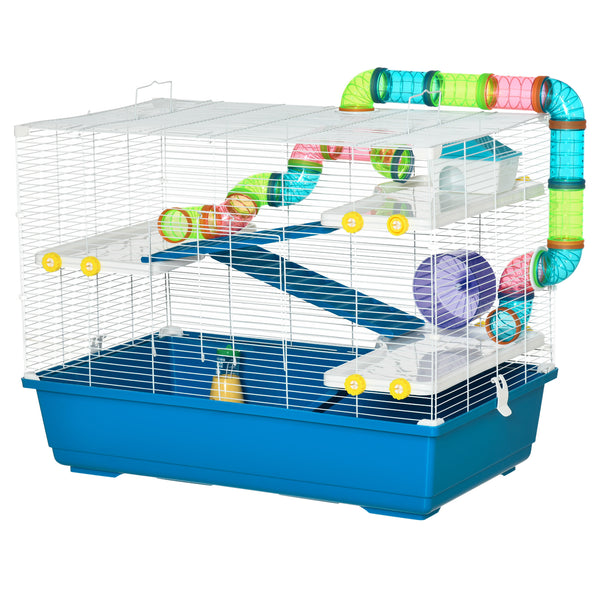 Cage pour hamster 79x46x60 cm Bleu et Blanc Bleu et Blanc online