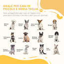 Cancellino per Cani  Pieghevole 181x35x76 cm in Legno di Pino Marrone Scuro