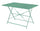 Tavolo Pieghevole da Giardino 110x70x72 cm Bistrò in Ferro Verde