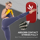 Colpitore Boxe e Muay Thai Imbottito per Braccio 38x20x18 cm in PU e EPE Rosso