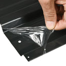 Set 12 Pannelli di Ricambio per Casette da Giardino 129x45 cm in Acciaio Zincato Grigio Scuro