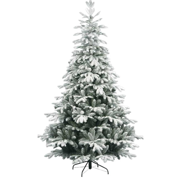 Albero di Natale realistico innevato in PE+PVC floccato sconto