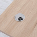 Scrivania Regolabile in Altezza con Regolazione Manuale a Manovella 120x60x72-117 cm  Bianco