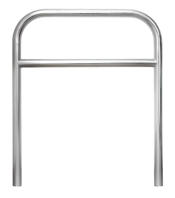 sconto Transenna Supporto Singolo per Biciclette 870x150xH850 mm con Traverso da Interrare in Acciao Elettrozincato