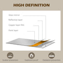 Specchio ad Arco da Parete 62x2,5x110 cm Cornice in Metallo Nero