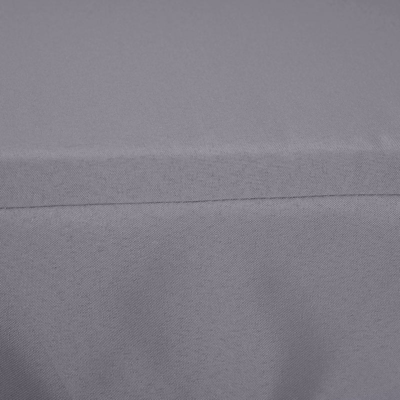 Cuscino per Dondolo da Giardino 130x45x5 cm in Poliestere Grigio