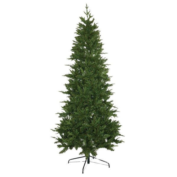 Albero di Natale sottile di colore verde realizzato in PE e PVC prezzo