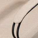 Sedia da Ufficio Ergonomica Girevole con Reclinazione Altezza Regolabile 58x61x115-125 cm Beige  