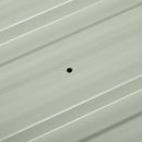 Set 12 Pannelli di Ricambio per Casette da Giardino 129x45 cm in Acciaio Zincato Grigio Scuro