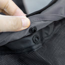 Passeggino per Cani Pieghevole 82x47x97 cm con Borsa e 2 Guinzagli Grigio e Nero   