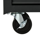 Carrello Porta Utensili da Officina con 7 Cassetti Serratura con Chiavi 69x33x75 cm Nero