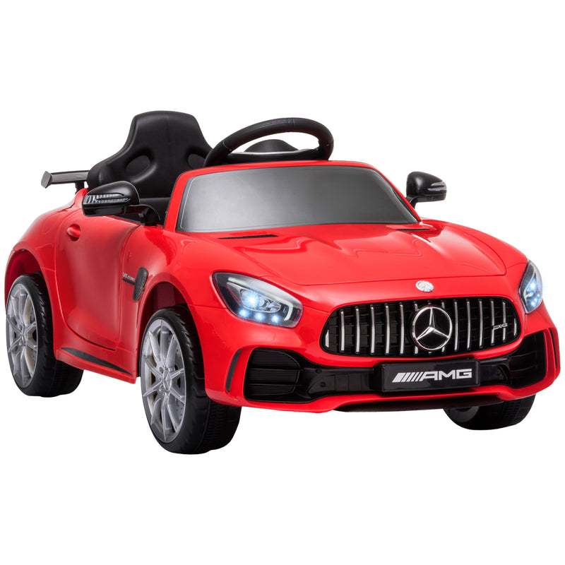 Macchina Elettrica per Bambini 12V con Licenza Mercedes GTR AMG Rossa