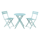Set Tavolino e 2 Sedie Pieghevoli da Giardino Teresa Avio