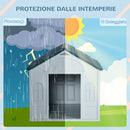 Cuccia per Cani Taglia Media e Grande max 30 kg 84,2x98,2x82 cm in Polipropilene Blu