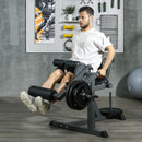 Seated Calf Machine 32 posizioni da Seduti 100x90x105 cm Grigio e Nero   