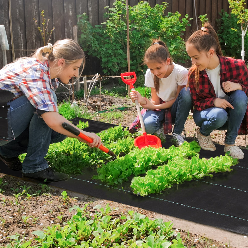 Telo Pacciamatura da Giardino 2x25m in Polipropilene Nero