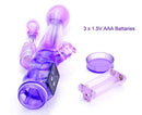 Vibratore Clitorideo Anale e Vaginale a Batteria Forlove Doublelick Viola