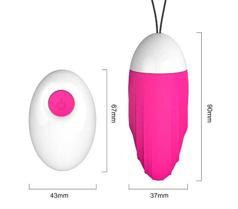 Ovetto Vibrante Wireless con Telecomando in Silicone Forlove Sexlin Rosa