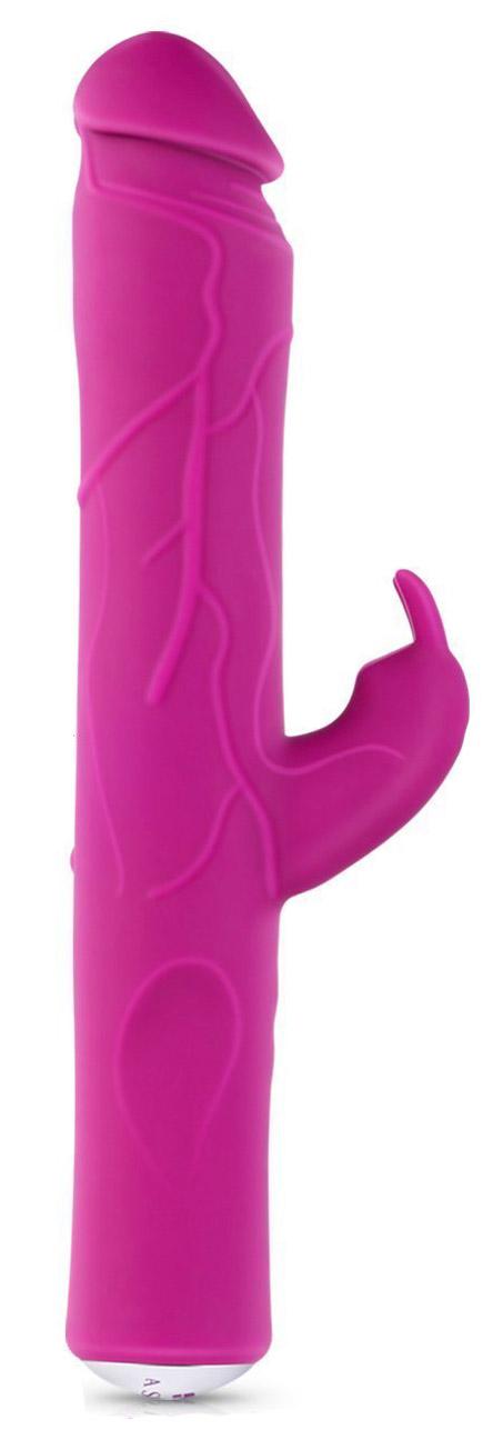 Vibromasseur vaginal et clitoridien en silicone Forlove Anita Rosa online