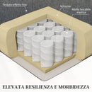 Poltrona Alzapersona Elettrica 1 Motore con 8 Punti Vibranti 62,5x93x97 cm 4 Modalità di Massaggio e Riscaldamento Grigia