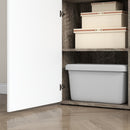 Mobile Guardaroba per Ingresso con Specchio Appendiabiti e Armadio 145x29x184 cm Nero e Bianco  